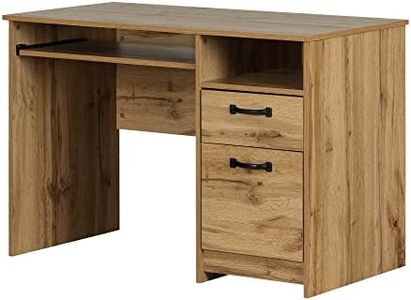 South Shore Tassio Desk, Medium, Nordik Oak