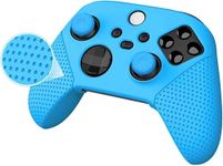 PSS Xbox Series X/S Controller Silicone Cover Case, Rubber Skin for Xbox Series X/S Controller with Thumb Grips (Xbox Accessories) - Blue