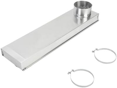 Whirlpool 4396037RP Genuine OEM Dryer Telescoping Vent Kit For Dryers Vent dryer vent hose dryer vent dryer hose dryer duct dryer vent kit Standard Size Stainless Steel 1 each