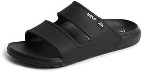 Reef Men's Oasis Double Up Slide Sandal, Black, 13 US