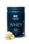 Kinetica Sports Whey Protein Powder - Banana, 1 Kg, 33 Servings | 23g Protein, 5.5g BCAA Amino Acid & 4.32g Glutamine | Recovery Shake for Optimum Nutrition | WADA & Informed Sport Approved