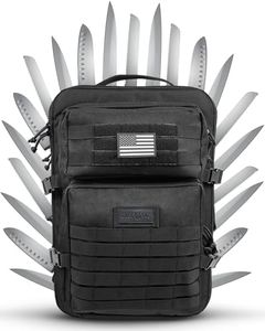 Chef Sac Chef Knife Bag Tactical Backpack | Knife Carrying Case with 30+ Pockets for Knives and Culinary Tools | Knife Organizer Bag for Chefs | Knives & Tools Not Included (Tactical Backpack (XL))