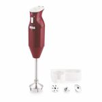 BOSS B132 Portable Hand Blender 225W - Watt | Variable Speed Control | 3 Years Warranty | Easy to Clean and Store | ISI-Marked, Maroon