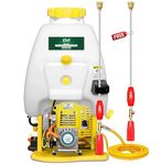 DVI Knapsack Backpack Sprayer 4 Stroke Petrol Engine Used For Spray Pesticides & Insecticides In Agriculture, Commercial Buildings, Apartments, Sports Fields,Multicolor