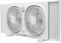 Comfort Zone 9-Inch Twin Window Fan