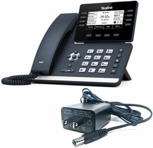 Yealink T53W IP Phone - Power Adapters Included - 1 Year Manufacturer Warranty - Unlocked can be Used with Any VoIP Provider