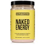 Fruit Punch Naked Energy – Clean Pre Workout Supplement for Men and Women, Vegan Friendly, No Added Sweeteners, Colors or Flavors – 30 Servings