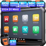 OTOFIX D1 Max Diagnostic Scanner, Bi-Directional Scan Tool 2024 Version, 40+ Service Functions, ECU Coding, OE-Level Full System Diagnostics, Upgraded of D1 Pro, No IP Limitation, DoIP & CAN FD