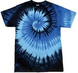 Colortone Adults Tie-Dye t-shirt – Blue Ocean – Medium