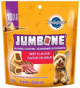 PEDIGREE JUMBONE Adult Dog Treats for Mini Dogs - Beef, 10ct, 180g