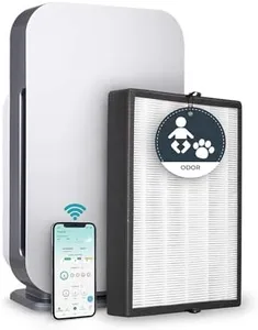 Alen Air Purifier BreatheSmart 45i HEPA w/Odor Filter for Large Rooms |1600 Sq. Ft.| Perfect for Bedrooms & Home Offices - Captures Allergens, Dust, & Mold + Pet Dander & Household Odors - White