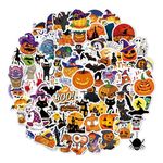 100Pcs Horror Halloween Stickers for Kids, Vinyl Stickers Kids Waterproof Stickers for Water Bottles Laptop Halloween Party Classroom Decor