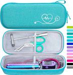 ButterFox Semi Hard Stethoscope Case for 3M Classic III, Lightweight II S.E, and More Stethoscopes with Pocket for Nurse Accessories (Turquoise)