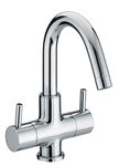 Bristan PM BAS2 C Prism 2-Handle Basin Mixer, Silver