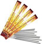 Pyro Magic Fireworks Coloured Sparklers - 14 Inch Coloured Sparkler for Diwali Celebrations, Weddings, Birthdays, Bonfire Night, Parties - 6 x 4 Pack (24 Coloured Sparklers) Category F1