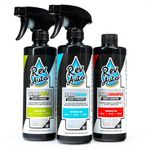 Rev Auto Complete Vinyl Wrap Detailing Kit - 3 Item Car Wrap Cleaning Kit Includes Wrap Detailer, Wrap Shampoo, & Wrap APC Car Wrap Vinyl Finishes | Car Wrap Cleaner, Vinyl Wrap Care