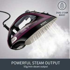 Tefal Ultimate Pure Steam Iron – Powerful Anti-Scale, Purple
