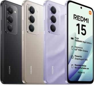 Xiaomi Redmi 15 Smartphone 8GB RAM 256GB Titanium