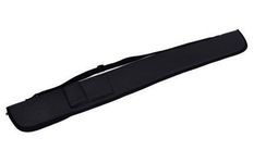 Peradon Black Vinyl Short Zip Snooker Pool Cue Case plus Strap