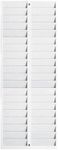 Pyramid PTI5004SP 500-4 Badge Rack, 40 Pocket, Grey