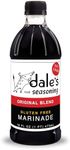 Original Steak Seasoning By Dale's, Gluten Free, No Cholesterol | Delicious on All Meats, Fish, and Vegetables | 16 oz Bottle | No Long Marinating, Savory Blend of Exotic Spices!