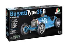 Italeri -4710 Bugatti Type 35B, Scale 1:12, Model Kit, Plastic Model to Assemble, Modeling, IT4710