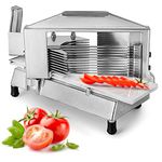 Happybuy Commercial Tomato Slicer 1/4" Heavy Duty Tomato Slicer Tomato Cutter with Built in Cutting Board for Restaurant or Home Use