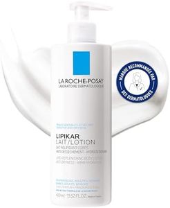 La Roche-Posay, Lipikar, Lait Corps Relipidant Anti-Dessèchement, Nourrit & Apaise, Enrichi en Beurre de Karité & Eau Thermale, Pour Peaux Sèches à Tendance à l'Eczéma Atopique, 400 ml