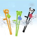 EZ LIVING 2pcs Multicolor Chopstick for New Child for Food Eating Learning Kids Chopsticks Child-Friendly Chopsticks Training Chopsticks Beginner Chopsticks for Kids Educational Chopsticks