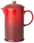 Le Creuset PG8200-1067 French Press, 0.8 Litre,Cerise