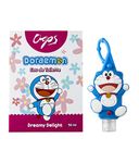 Oops Doraemon Eau De Toilette - Dreamy Delight, 50ml & Hand Sanitizer Bag Tag, Long Lasting Floral & Fruity Fragrance Perfume, Keychain Type Silicone Case With 30ml Sanitizer, Gift For Girls & Boys