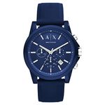 Armani Exchange Unisex AX1327 Outerbanks Analog Display Analog Quartz Blue Watch