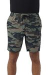 Mens Reserve E-Waist 18 Bottoms, Camo | Santa Cruz Hybrid E-waist Prin, XX-Large