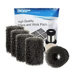 HQRP 4-Pack Pre-Filter Foam Compatible with Tetra 19016 for FK3 / FK-3 Water Garden Pump Filtration Fountain Kit 26594