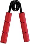 Power Gripper Metal Series - Professional Grip Strengtheners - (50lbs - 400lbs) for Grip, Wrist & Arm Training (200lbs Red)