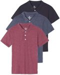 Real Essentials 3 Pack Boys Uniform Short Sleeve Polo Shirts T Kids Button Tops Tees Childrens Plain Girls Graduation Youth School Collared Cotton Summer Teen, 12-14