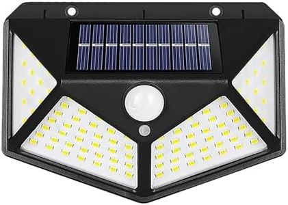 Bright Outdoor Solar Lights with Motion Sensor Solar Powered Wireless Waterproof Night Spotlight for Outdoor/Garden Wall, Solar Lights for Home (5.5, Volts)