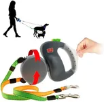 WIGZI 2 Two Dog Reflective Retracta