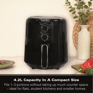 Hamilton Beach SimpliFry Air Fryer 4.2L – Black