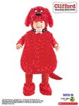 Underwraps Toddler's Clifford The Big Red Dog Costume Belly Babies, Medium (18-24M)