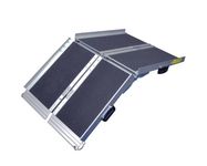 Aidapt 6FT Tri-Fold Suitcase Ramp.Non-slip Tread,Carry Handle,Portable,Folding,Car Boot Ramp,Wheelchair,Scooter, Threshold,Doorway,Kerb,Lightweight Aluminium Ramp,Motorbike,Disability,Assembled