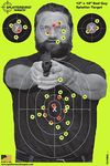 Splatterburst Targets 25 pk 12x18 inch - Bad Guy Shooting Target