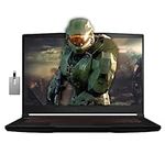 MSI Thin GF63 15.6” FHD 144Hz Gaming Laptop, Intel Core i5-12450H Processor, 32GB RAM, 1TB PCIe SSD, NVIDIA GeForce RTX 2050, Backlit Keyboard, WiFi 6, Win 11 Pro, Black, 32GB Hotface USB Card