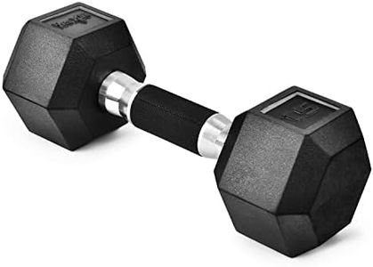 Dumbbell Hex- Rubber Grip - 15lbs