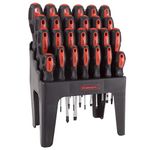 Stalwart 26 Piece Screwdriver Set with Wall Mount, Stand and Magnetic Tips- Precision Kit Including Phillips