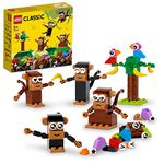 LEGO 11031 Classic Creative Monkey Fun Creative Play With 4 Buildable Monkeys Ideal for Young Builders 5+ 135 Pieces