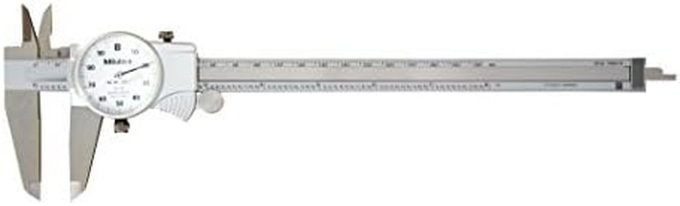 Mitutoyo 505-743 Dial Caliper, 0.1" per Rev, 0-8" Range, 0.001" Accuracy