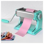 KEOKER Clay Press Machine, Polymer Clay Press Machine for Making Clay Earrings, Polymer Clay Roller Machine, 7 Thickness Stainless Steel Polymer Clay Pasta Machine, Polymer Clay Tools