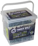 Timber TW42065D Wolf Stick-Fit Decking Screws - 4.2 x 65mm, Organic Green Coating