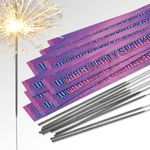 25cm (10") Large Party Sparklers | Handheld Sparklers | Great for any Occasion (100 Sparklers)